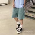 New Men's Pure Color Personality Casual Shorts Customized